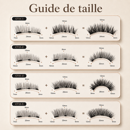 Kit de cils magnétiques